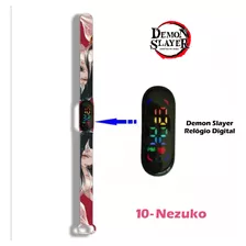 Relogio Infantil Digital A Prova D'água - Demon Slayer Anime