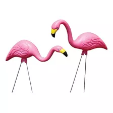 Bloem Pink Flamingo Garden Yard Statue 2pack G2