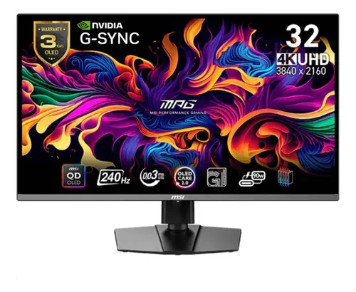 Monitor Gamer Msi Mpg 321Urx Qd- Oled 32 240Hz