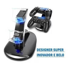 Suporte Carregador Ultra Rapido Ps4 Slim E Pro+ Duplo + Cabo