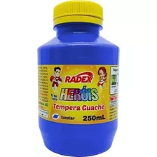 Tinta Guache 250ml Azul Radex