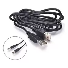 Cabo Extensor Usb 2.0 Macho X Femea 1,5 M Extensão Pc Note Cor Preto