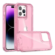 Funda Para iPhone Samsung Moto Oppo Alto Impacto Transparent