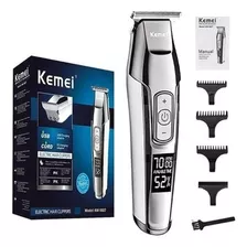 Cortadora De Pelo Kemei Km-5027 Prata 100v/240v