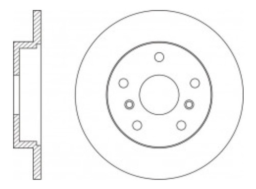 Par Disco De Freno Trasero Nissan Qashqai 2.0 2013-2020 Foto 4