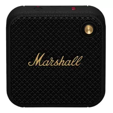 Parlante Portátil Bluetooth Marshall Willen Black And Brass