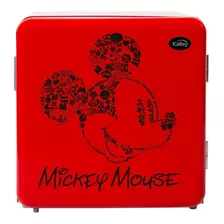 Minibar Kalley Mickey Mouse Frost 47 Litros K-dmb47r2 Rojo. Color Rojo