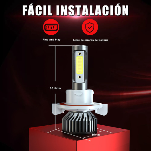 12000lm 6000k 9008 Faros Led Y Antiniebla Para Serie Hummer Foto 7