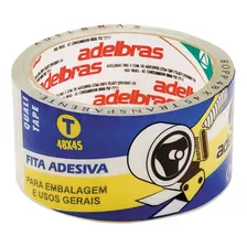 Fita Para Empacotamento - Qualitape 48mmx45m Transp. - Adelb