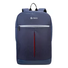 Mochila Teros Te-ids18584 Poliéster Notebook De 15.6 Azul