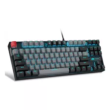 Magegee Teclado Mk-star Mecánico 75% Led Azul Gris/ne