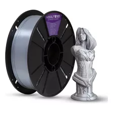  Voolt3d Pla Filamento Alumínio Premium 1kg Alta Pureza V3d Cor Alumínio V-silk