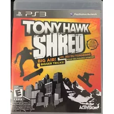 Tony Hawk Shred / Jogo Play3 / Semi-novo / Game Playstation3