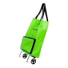 Bolsa Sacola Para Compras Dobrável Carrinho C/ Rodas Shopbag