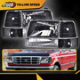 Black Front Bumper Grille Fit For 92-96 Ford Bronco F150 Oad