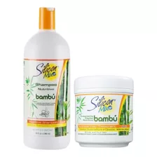 Kit Silicon Mix Bambu Shampoo 1l Máscara 450gr