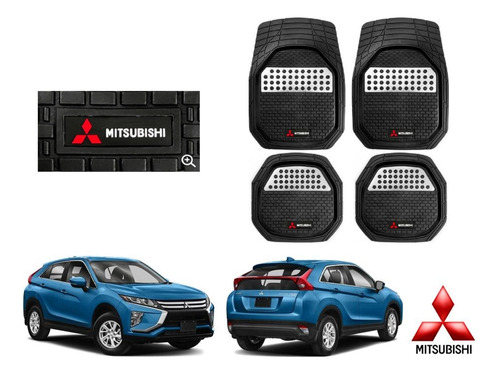 Tapetes Logo Mitsubishi + Cubre Volante Eclipse Cross 18a23 Foto 2