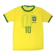 Camisa Seleção Brasileira Masculina Adulto P M G Promoção