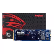 Disco Duro Kingspec Nvme Ssd Con Capacidad Ssd De 1 Tb 2280 M.2, Color Negro