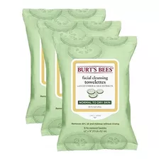 Toallitas Limpiadoras Faciales Sensibles De Burt.s Bees Con