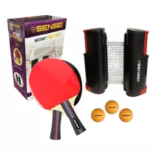 Kit 2 Raquete Tenis De Mesa Ping Pong Profissional Lisa Rede