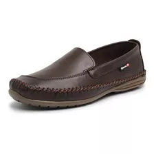  Sapato Masculino Mocassim Dockside Couro Galway 765l