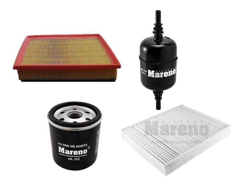 Kit De 4 Filtros Mareno Cobalt 1.4 Econo Flex - Maranello
