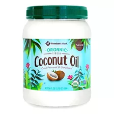 Aceite De Coco Organico Virgen 1.66 Lts Coconut Oil