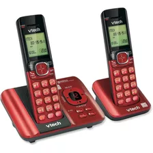 Teléfonos Vtech, C/ Altavoz E Identificador, Rojo, 2 Piezas
