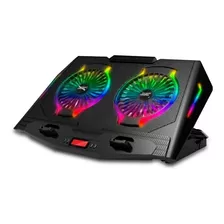 Cooler Reclinable Gamer Para Laptop 15.6 PuLG Cybercool Rgb