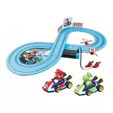 Autorama Carrera Mario Kart 2,4m De Pista, Escala 1/50