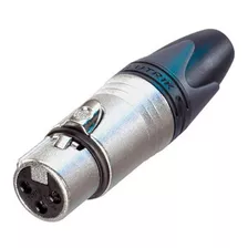 Conector Xlr Fêmea Neutrik Nc3fxx-d Contatos De Prata