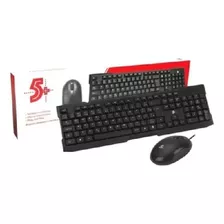 Teclado E Mouse Com Fio Office Basic - Combo Office