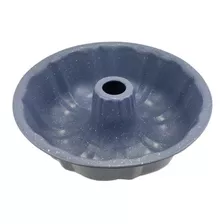 Forma Redonda Para Pudim Grande 24,5cm Aço Antiaderente Azul