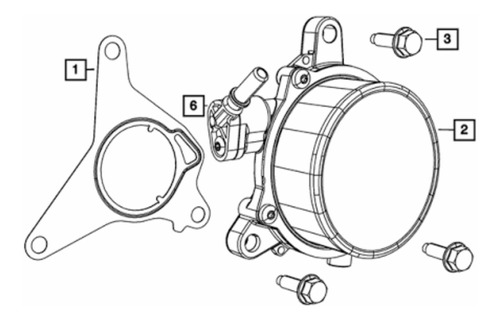 Empaque Para Bomba Vaco Fiat 500 Ydodge Dart 1.4lts 13-16 Foto 2