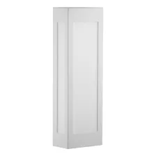 Arandela Externa Branco E27 40cm Retangular Alz65