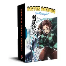 Pack 1000 Artes Animes Para Sublimação Serigrafia Vinil