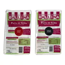 Pasta De Goma Rojo O Negro 500g Ballina Cotillon Sergio Once
