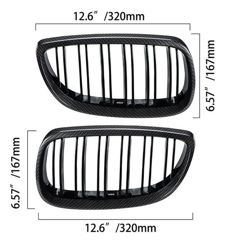 Para Bmw E90 E92 E93 M3 328i 335i 2007-2011 Loo De Fibra De Foto 9