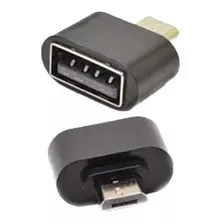 Adaptadores Otg Micro Usb Macho A Usb Hembra Tablet