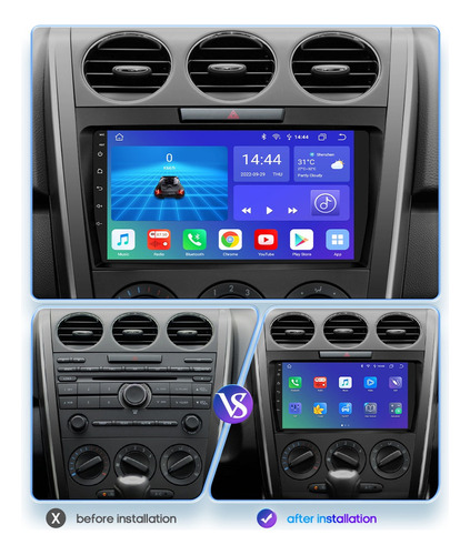 Tableta Mazda Cx7 2007-2012 Carplay Android Auto Estreo Cx- Foto 2