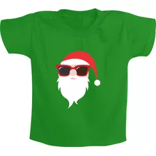 Camiseta Infantil Natal Noel Estilo E Moderno De Óculos 