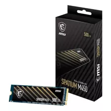 Msi Spatium M450 Pcie 4.0 Nvme M.2 Ssd Interno Para Juegos D