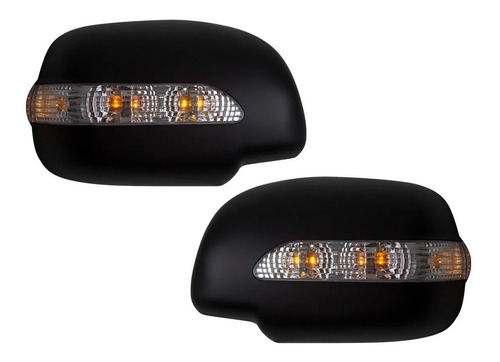 Cubre Espejos Led Ambar Y Azul Toyota Hilux Vigo 2012 2014 Foto 3