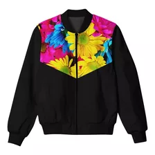 Campera Bomber Flores, Mowi 10