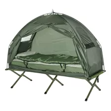 Outsunny, Carpa Portátil Compacta Con Catre Para Camping, .