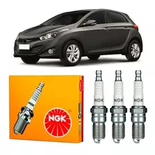 Kit 3 Velas Ignição Hb20s 1.0 12v Flex De 2014 A 2015