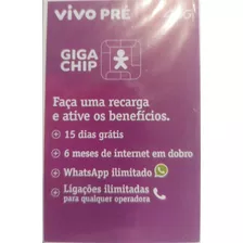 Chip Operadora Vivo Gsm 4g Triplo Corte Ddd Livre