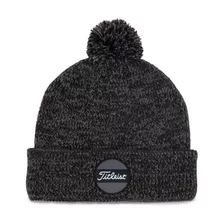 Titleist Gorro Con Pompón Estándar Para Hombre, Negro Jasp