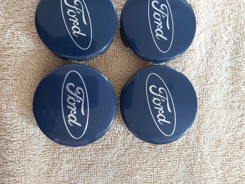 4 Centros De Rin Ford Fiesta,escape,edge 54 Mm Originales Foto 3